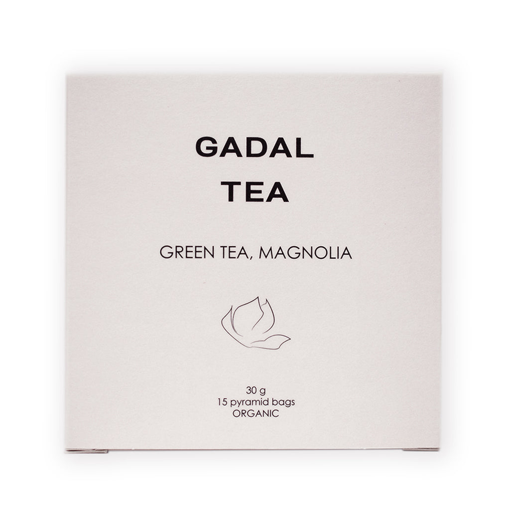 Ceai organic cu ceai verde și magnolie